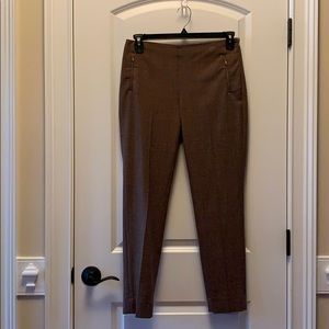 Banana Republic patterned brown pants
